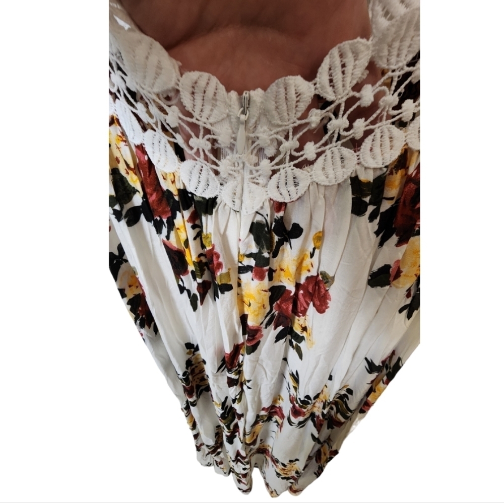 Women Floral Evening Party Summer Beach Casual Maxi Dress, Size Small - Picture 11 of 13